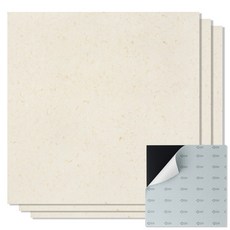 론리인테리어 접착식 데코타일 바닥 장판, 크레마 마블(SW016) 609x609mm, 9개