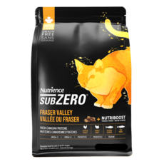 Nutrience 紐崔斯 SUBZERO 貓乾糧 雞肉+雞肉+鮭魚 無穀物, 4.5kg, 1個, 雞肉, 火雞肉, 鮭魚