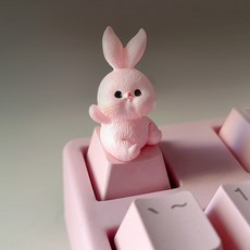 Keycap 기계식 키보드 Ecs 키 장식 Keycaps에 대한 귀여운 토끼 Keycaps, 3