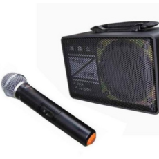 黑舞士 無線麥克風擴音機 FM-101C 60W大功率藍牙喇叭, 黑色, 1個, fm101c