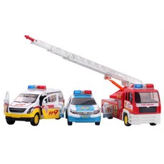 풀백기능 뽀로로 긴급출동 자동차세트 아들선물 자동차놀이 장난감 아동장난감, 단일사이즈