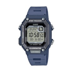 카시오 블루투스 스텝트래커 랩메모리 전자시계 블랙 (WSB1000-1AV), WS-B1000-2AV, Blue
