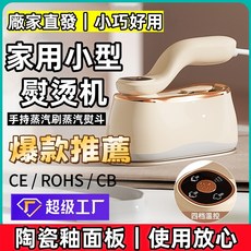 蒸汽掛燙機 家用小型熨燙機 乾濕兩用陶瓷釉面板手持蒸汽刷蒸汽熨斗, rx-229-3（帶有顯示屏）,美規 110v