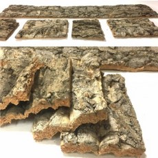 국산 쪽피 나무껍질 참나무껍질 굴참나무껍질 굴피 참피 (사이즈 30cm-9cm)-쪽피1개 -자연물 크기오차있어요