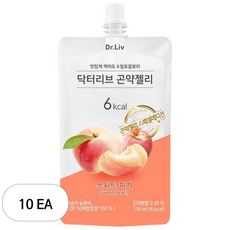 닥터리브 곤약젤리 스위트 피치, 150g, 10개