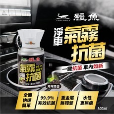 鱷魚 CROCODILE 淨車氣霧 除蟲淨化噴霧 100ml 青檸馬告 車用室內清新, 1個
