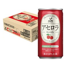 일본 고베 미니 아세로라 비타민C 주스 드링크, 30개, 185ml