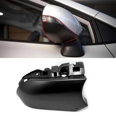 Moonlinks 미러 하단 커버 토요타 코롤라 2020 2021 2022 2023 2024 2025와 호환 왼쪽 및 오른쪽 외부 방향 지시등 유형 포함 8794B-12G, 오른쪽 텍스처 블랙