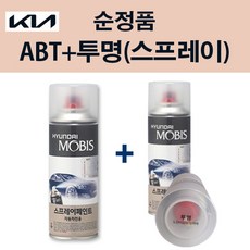 기아 순정품 ABT 플라티늄그라파이트 스프레이 206 + 투명마감스프레이 자동차 차량용 카페인트 도색, ABT 플라티늄그라파이트 스프레이+투명스프레이(모비스), 1개