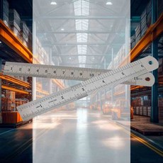 스텐 직자 15cm 미술자 길이측정 길이측정자 제도용자 눈금 눈금표시