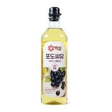 백설 튀김용 포도씨유 담백한 식용유포도씨유 900ml