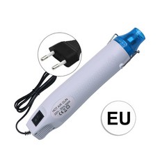 220V 300W 전기 열풍기 수축 DIY 공예 수리 스탠드 포장 도구용, White