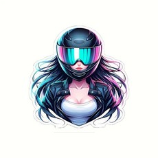 어두운 오토바이 스티커 자동차 장식 비닐 데칼, C. style-1, 2. 15CM