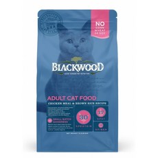 Blackwood 貓飼料 小包 貓糧, 1個, 柏萊富 成貓亮毛 (雞肉+米) 4LB