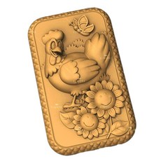 Grainrain 실리콘 비누 몰드 수공예 DIY 캔들 레진 수제 수탉용 (11248)