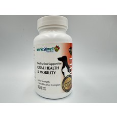 賽恩威特 一錠護 寵物雙效呵護軟膠囊 (30粒/60粒/120粒) 口腔保健 關節靈活 維持愛犬健康活力, 1瓶, 口腔/牙垢護理+腸道健康, 120顆