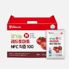 DDAKJOA 유기농 레드토마토 NFC 착즙 100, 20개, 80ml
