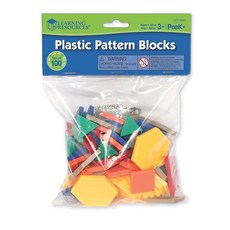 학습 리소시즈 Mini-Set Pattern Blocks 0.5 CM LER 0634, 1개