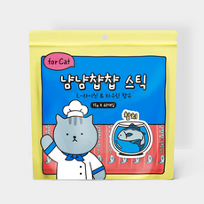 냠냠챱챱 스틱 짜먹는 고양이 대용량 간식, 15g, 60개, 참치 15g, 60개, 참치
