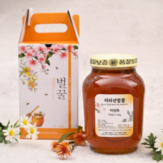 국내산 지리산벌꿀 야생화꿀 잡화꿀 대용량, 2.4kg × 1개, 1개, 2.4kg
