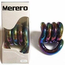 Merero 스트레스해소장난감 피젯토이 탱글 집중력 장난감 랜덤, 1개, 블랙
