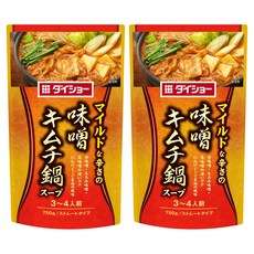 DAISHO 大逸昌 味噌泡菜鍋湯底 微辣, 2包, 750g