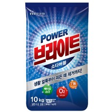 브라이트 파워 소다버블 분말세제 리필, 10kg, 1개