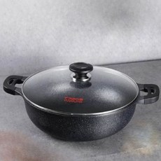 키친아트 곰솥 냄비 인덕션 코팅 찜솥 양수 냄비 36cm ths+150CW