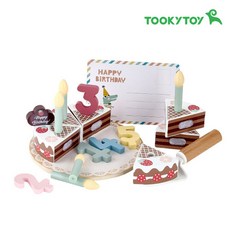 [투키토이] 원목소꿉놀이 택1 아이스크림가게 / 카페놀이 / 티파티 / 생일케이크 아동용 역할놀이 장난감, 1개