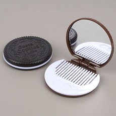 손거울 쿠키모양 빗거울 세트 쿠기모양손거울+커머스커낵트Shop, 빠른배송