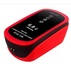 龍騎士 JS122-12W AC/DC 大型輸出氣泵 斷電自動啟動 變頻打氣機, 紅黑, 1個, 168168