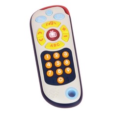 혼자놀기 멜로디 학습놀이 버튼조작 러닝 리모컨 청각발달 멜로디완구 유아토이 영아, 1개, 혼합색상