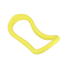 吸貓室 瑜珈環 瑜珈魔力圈 瑜珈伸展圈 普拉提圈 皮拉提斯 瘦小腿 小腿按摩 肩頸按摩 筋膜 瑜珈, 黃（送收納袋）, 1個