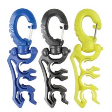 AROPEC 游龍潛水 特殊設計管夾 (3管) 備二、儀表 專用管夾, 藍