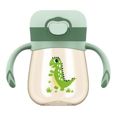 닥터무이 유아용 PPSU 마카롱 원터치 빨대컵, 민트그린, 1세트, 240ml