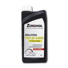 ZUMINOL SOLUTION CRX SX 5W40 全合成機油, 1個, 共用