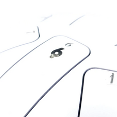 슈페라 텅드럼 대형 메탈스티커, 실버, 1개