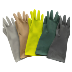 기본에 끼고 벗기 쉬운 고무장갑, 라임, 중(M), 3세트