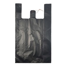 월드크린 손잡이 비닐 봉투 검정, 3L, 100개