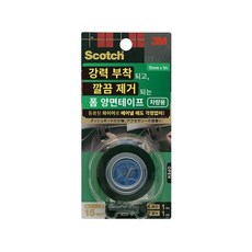 스카치 차량용 강력부착 깔끔제거 폼 양면테이프, 1개