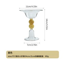 創意懸掛彩色燭臺紅色玻璃燭臺燭光晚餐居家裝飾擺件, zt2083 雙用燭臺--藍色:zt2083 雙用燭臺--藍色