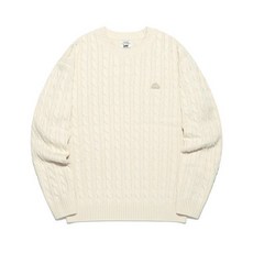 매장정품 LEE 케이블 라운드 니트 아이보리 LE2503KT07IV 898632 1820291