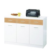 華威北歐碗盤櫃下座，四尺寬度，開放式儲物，廚房收納好幫手, 1個