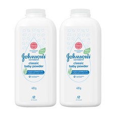 존슨즈베이비 클래식 콘스타치 파우더, 400g, 2개