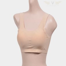 브이커머스 편한브래지어 데일리 무봉제 누디 A컵 스포츠 브라