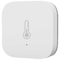 Aqara溫溼度傳感器 需搭配Aqara網關 小米智能多模網關 智能家庭 感應器, 白色, 1個
