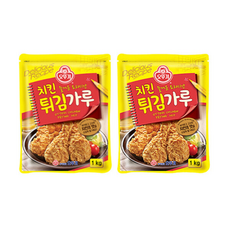 오뚜기 치킨튀김가루, 2개, 1kg