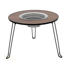 LM6 원형 화로 테이블 숯불화로받침대 원형고기테이블