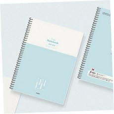 스프링 노트 1권 학생용 필기장 공책 메모장 스케치북 드로잉 그림 연습용 모조지, 1개, 상세페이지 참조