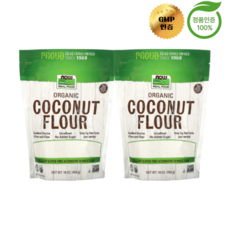 나우 푸드 2개X 유기농 코코넛 가루 454g, 2